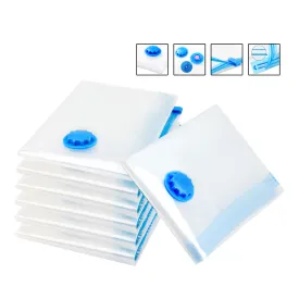 6 Pcs Set Vacuum Storage Bags | Space Saver Seal Compressing with Air Pump