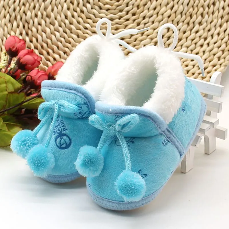 Baby Girls Soft Soled Winter Boots /Shoes