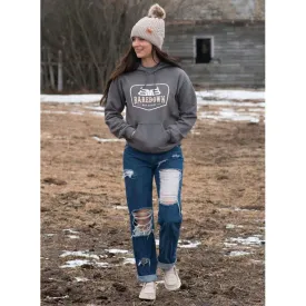 Baredown Brand Hoodie-CHARCOAL