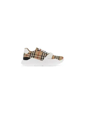 Check Canvas Sneakers