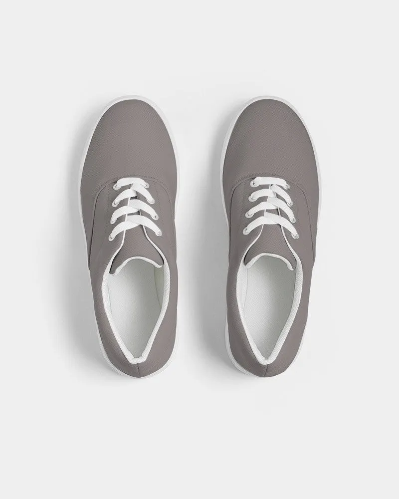 Shaded Pale Pastel Brown Canvas Sneakers | Women's | C30M30Y30K30