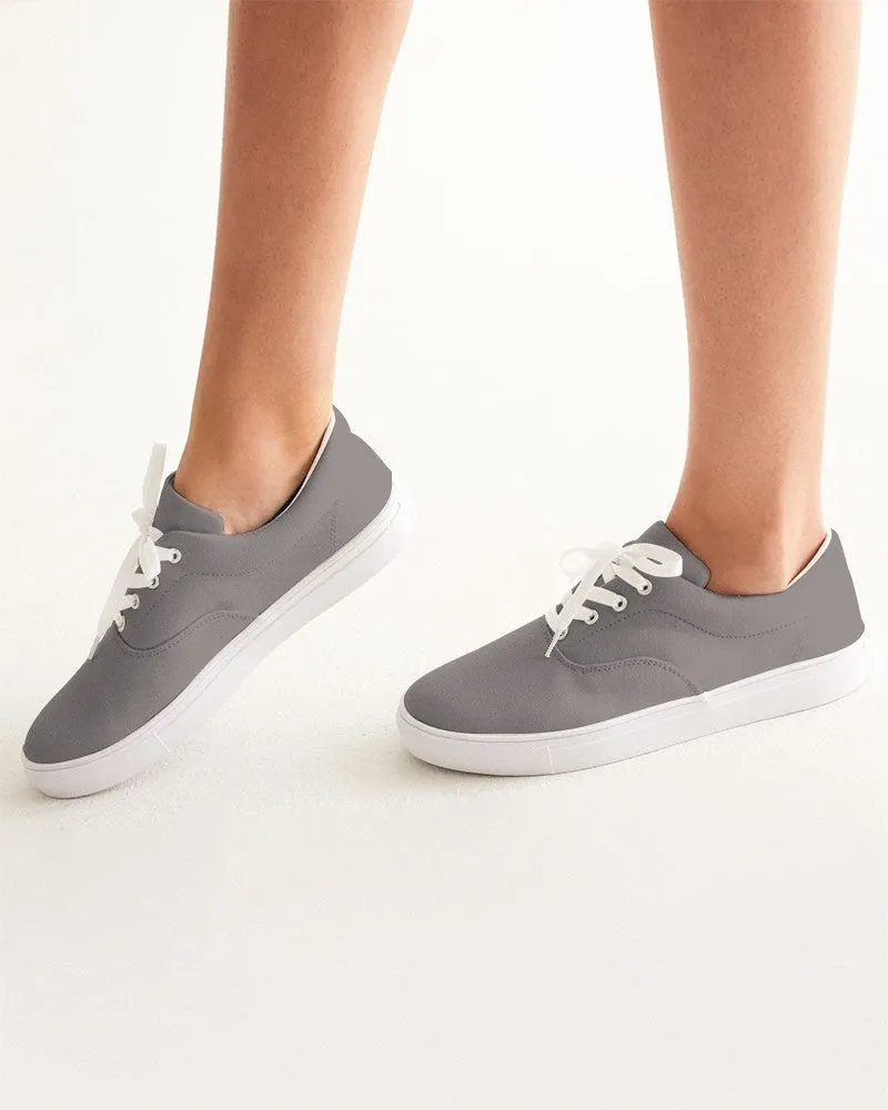 Shaded Pale Pastel Brown Canvas Sneakers | Women's | C30M30Y30K30
