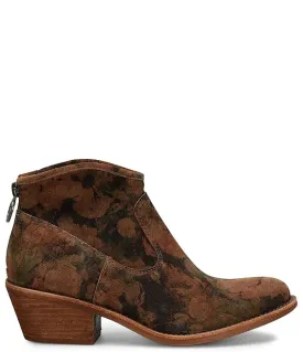 Sofft Womens Aisley Corduroy Floral Boots