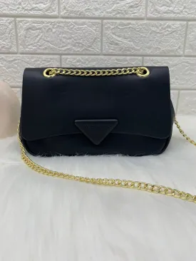 Textured PU Structured Sling Bag