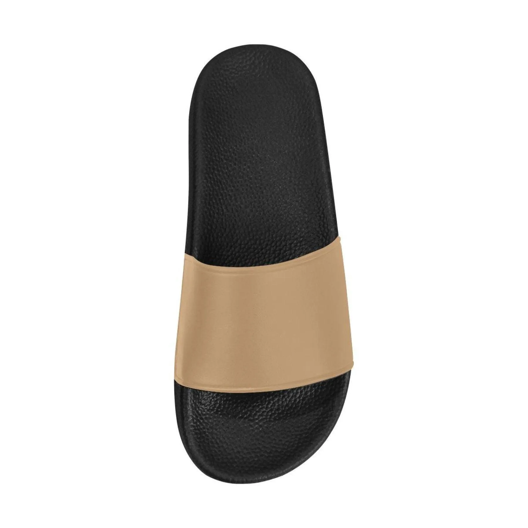 Womens Slides, Flip Flop Sandals, Light Brown