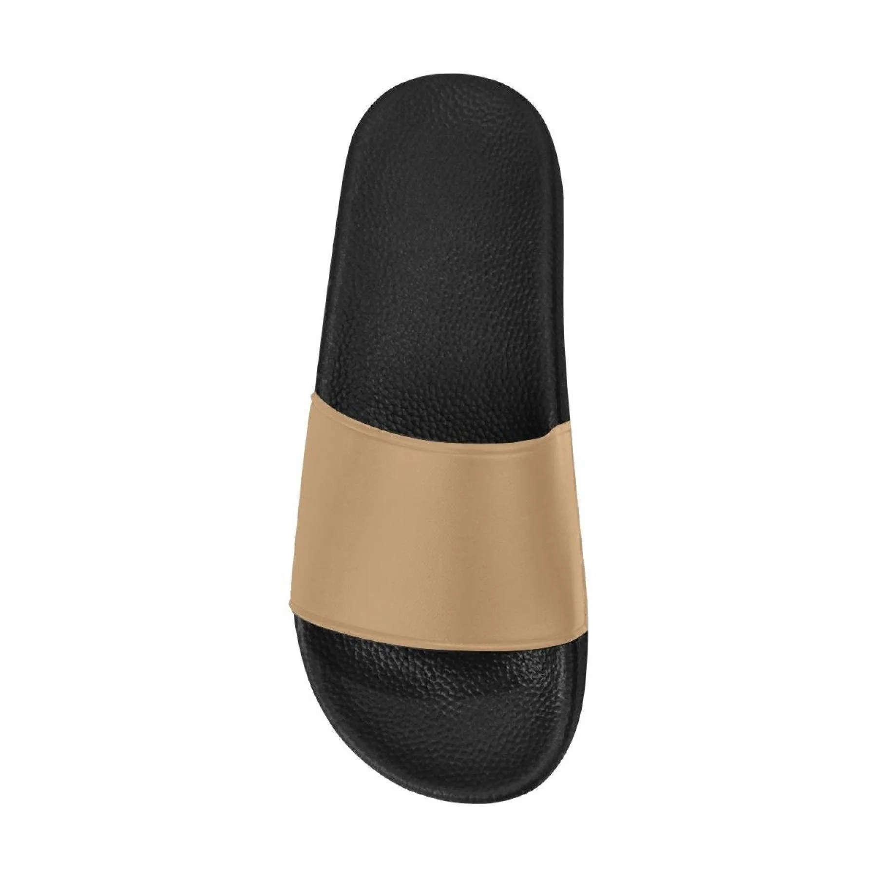 Womens Slides, Flip Flop Sandals, Light Brown